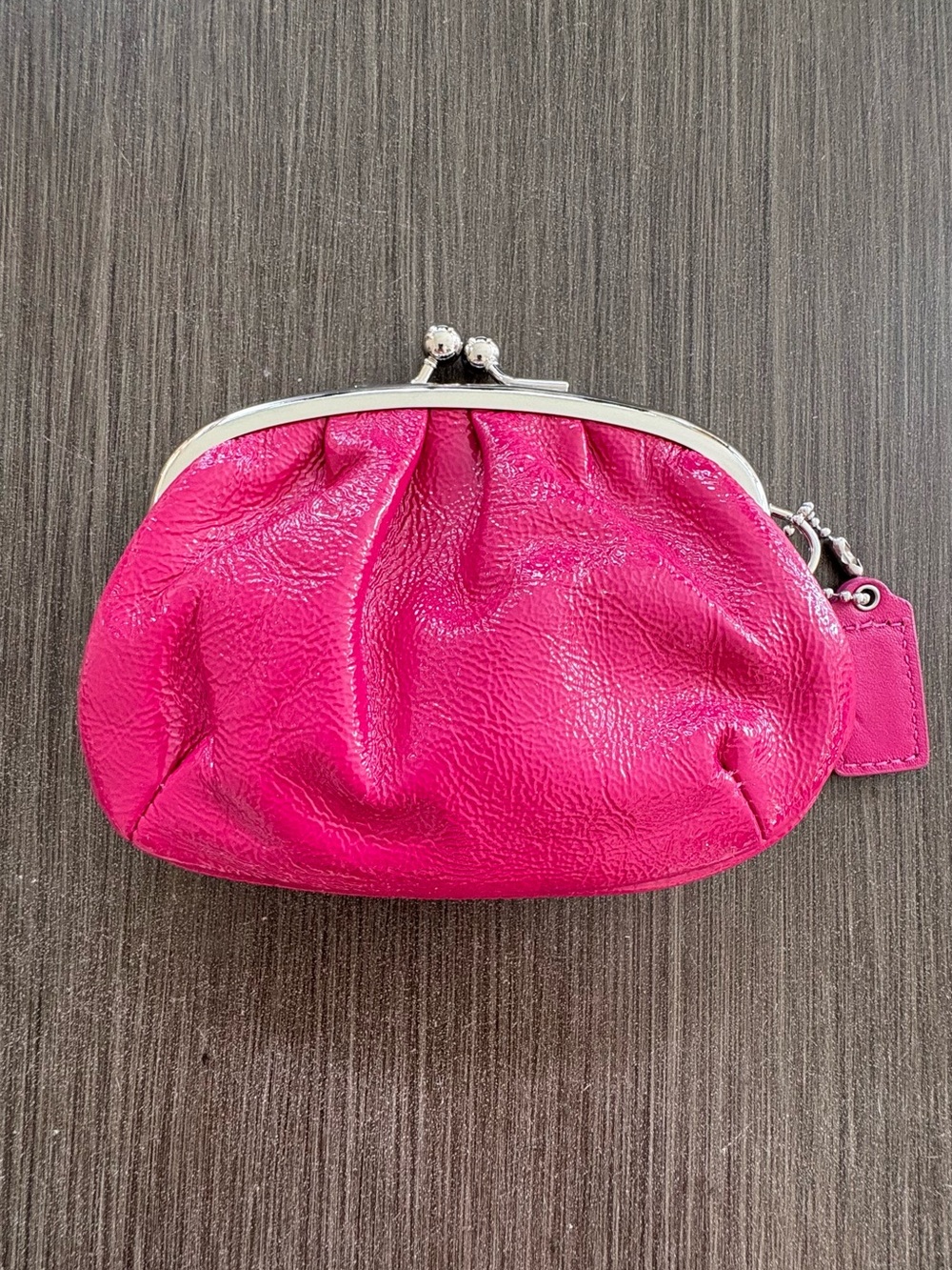 Coach Pink Patent Kisslock - Picture 5 of 10